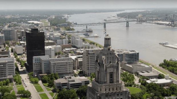 Baton Rouge aerial view