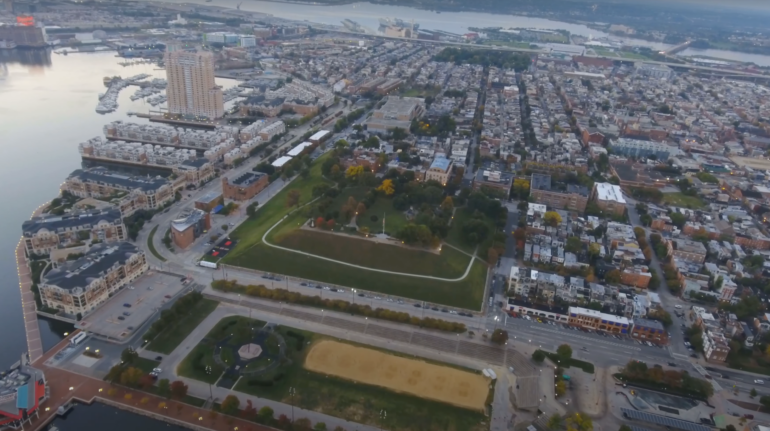 Maryland aerial view