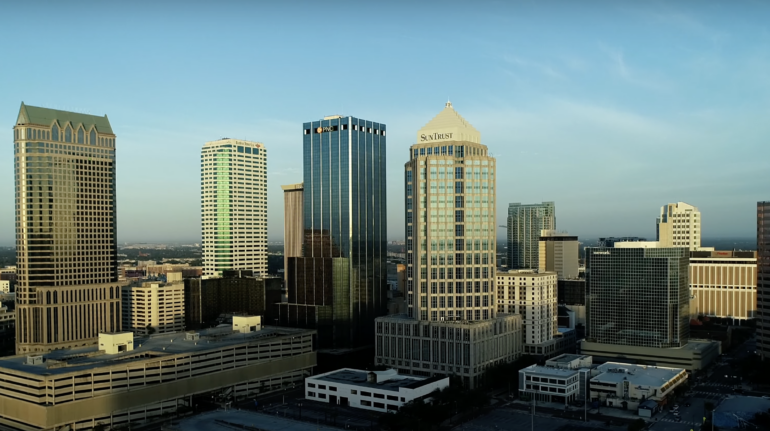 Tampa aerial view