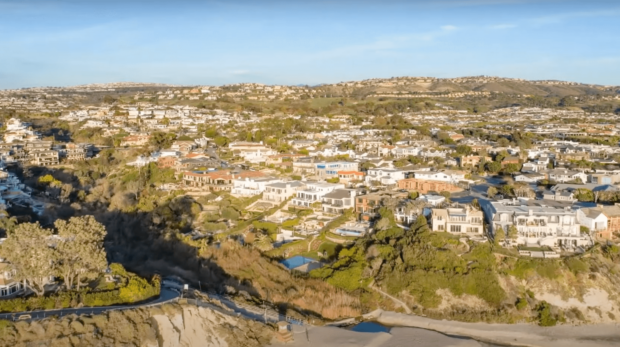 Orange County aerial view