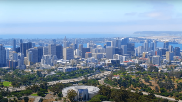 San Diego aerial view