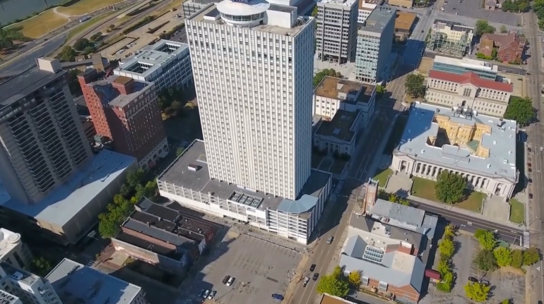 Aerial view of Memphis Tennessee