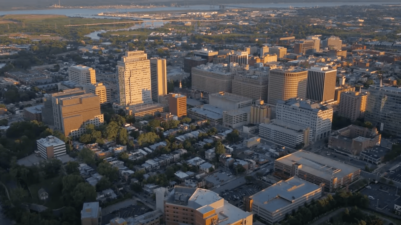 Delaware aerial view