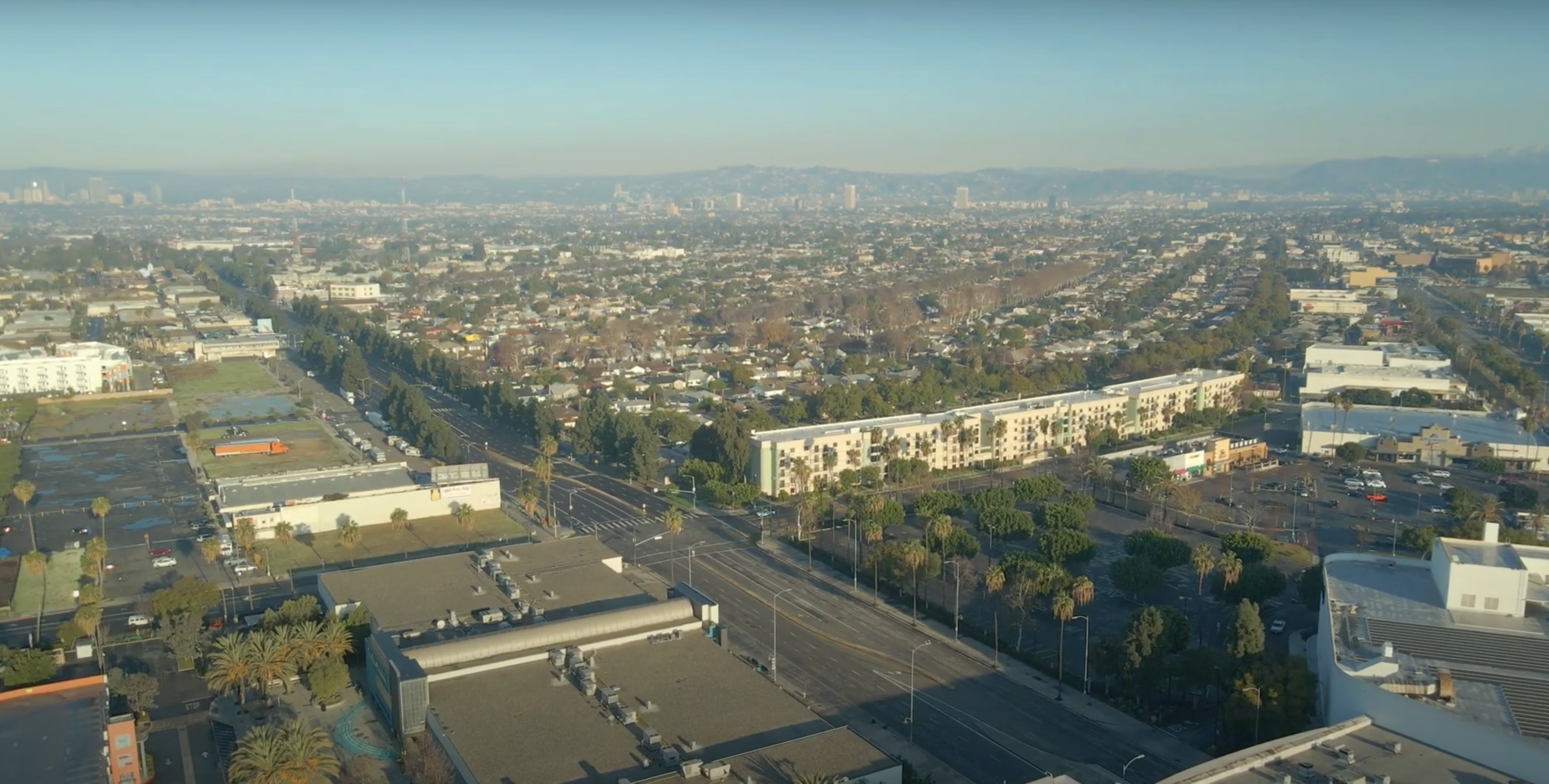 Baldwin Hills aerial view