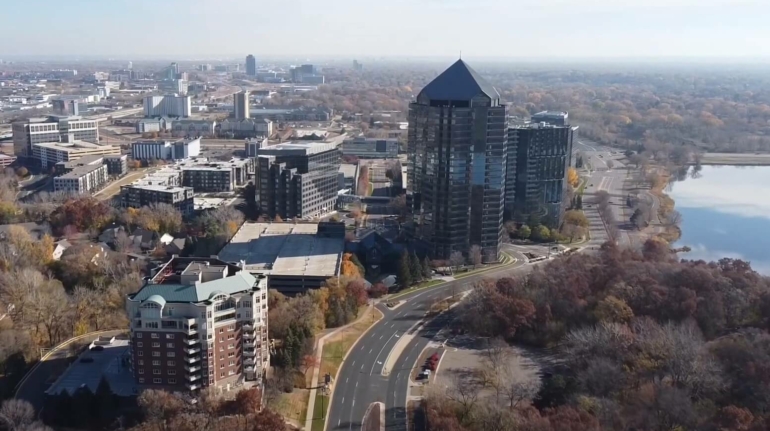 Aerial view of Bloomington Minnesota