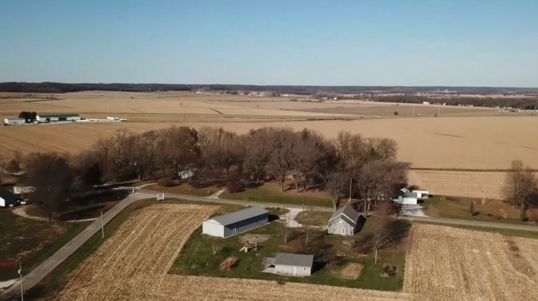 Aerial view of Montrose Colorado