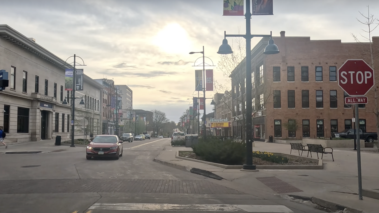 Driving Around Downtown Iowa City