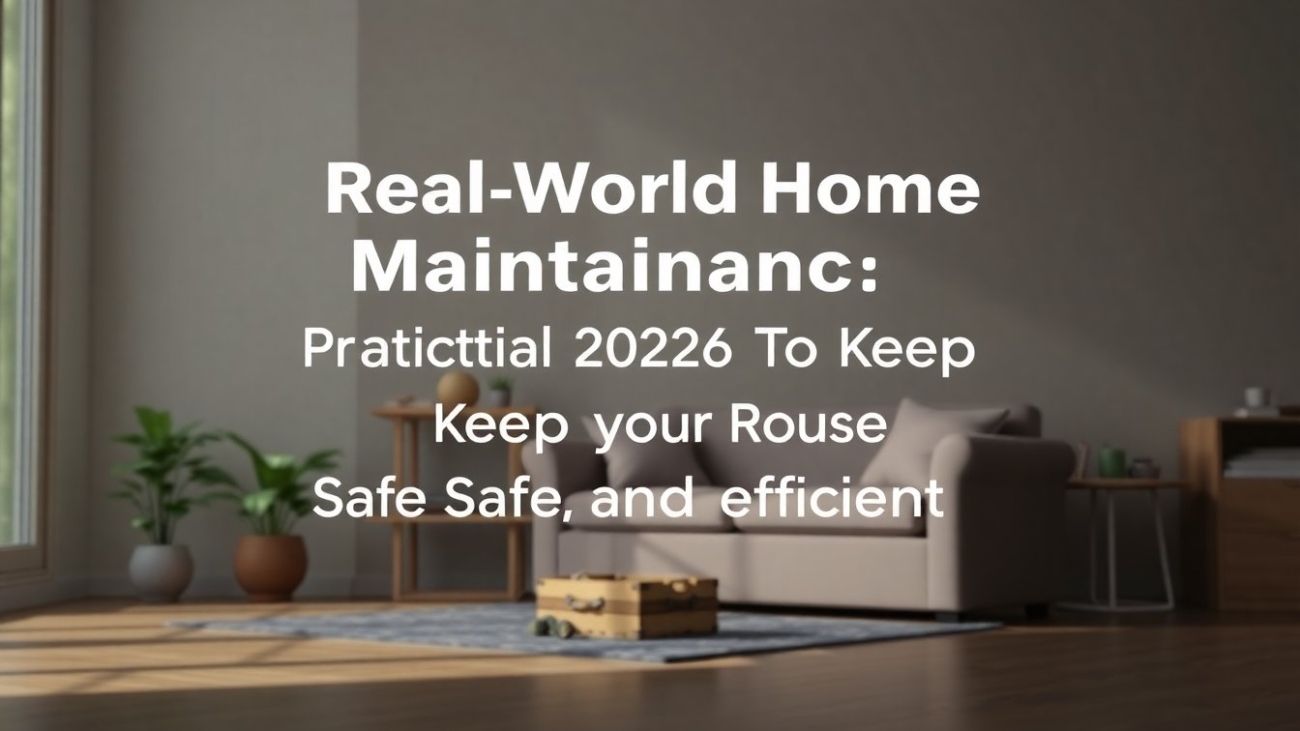 maintenance housereal
